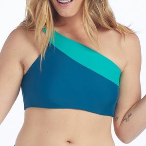 Summersalt NWT - sidestroke bikini top - sea glass & seaweed